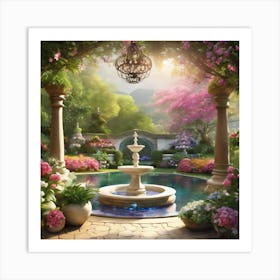 Garden In Bloom_1 Art Print