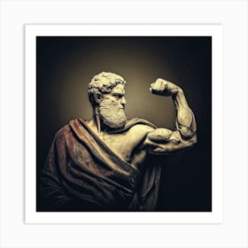 Ancient strength Art Print