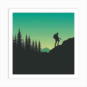 Hike Thru The Forest Art Print