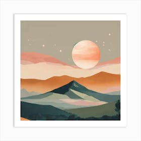 Landscape Painting 5 Art Print