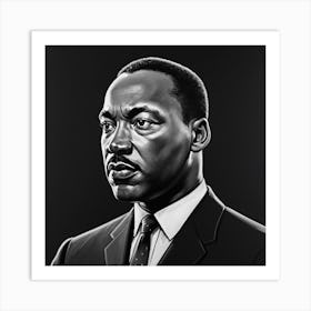 Martin Luther King Art Print