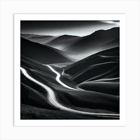 Winding Road Art Print