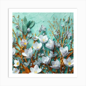 Magnolias 1 Art Print