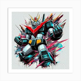 Gundam Robot Art Print