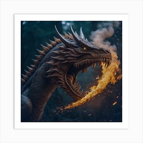 Dragon Fire Art Print