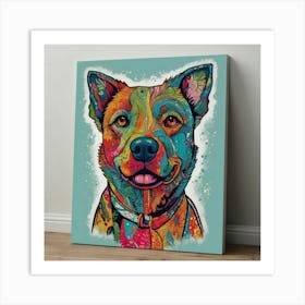 Kangaroo Dog Art Print