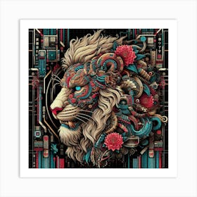 Lion Print 1 Art Print