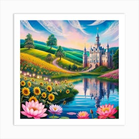 Fairytale Castle 1 Art Print