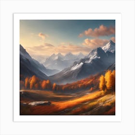 Landscape Painting Art Print