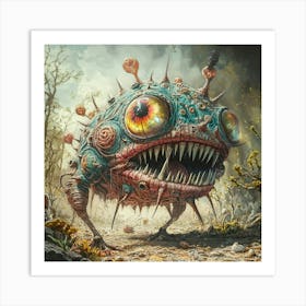 Monster Monster Monster Monster Monster Monster Monster Monster Monster Art Print