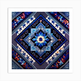 Traditional quilts art Art Print