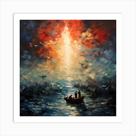 Monet's Artistic Symphony Art Print