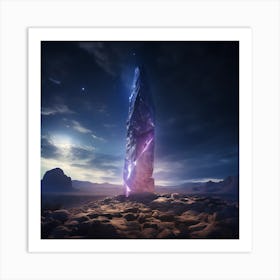 Lightning In The Sky Art Print