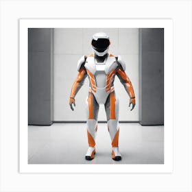 Futuristic Suit 1 Art Print