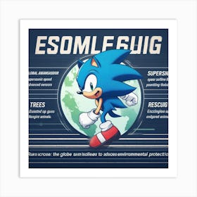 Sonic The Hedgehog 31 Art Print