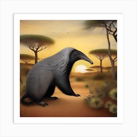 AFRICAN ANTEATER Art Print