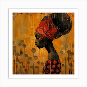 African Woman Art Print