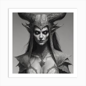 Demon Woman Art Print