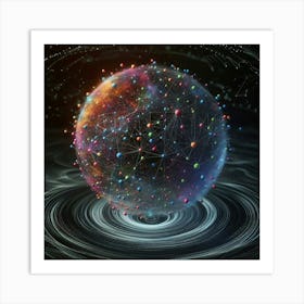 Abstract Sphere 1 Art Print