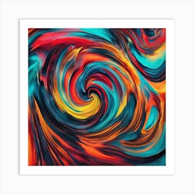 Colors In Motion Art Print