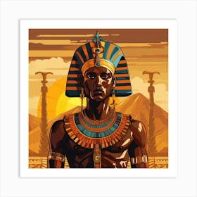 Pharaoh Egypt Art Print