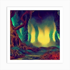 Realm Of Shadows Art Print