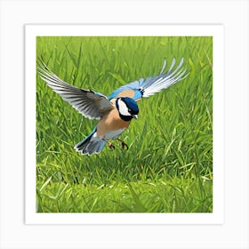 Blue Tit 32 Art Print