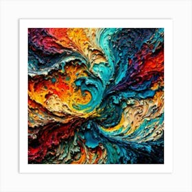 Abstract Painting 17 Art Print