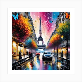 Paris Eiffel Tower 53 Art Print