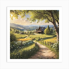 Country Road 1 Art Print