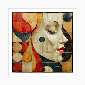 Face Of A Woman Art Print