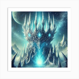 Frost Crown Uranian Symbol Art Print