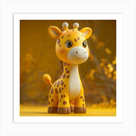 Giraffe 67 Art Print