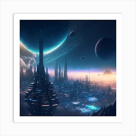 Space City Art Print