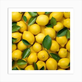 Lemons 2 Art Print