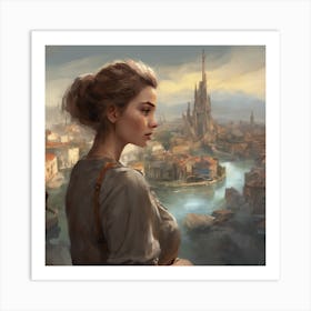 Fantasy Painting 38 Art Print