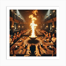 Sovereign Flame Interactive Fire Rituals New Art Print