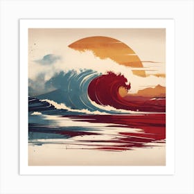 Big Wave Art Print