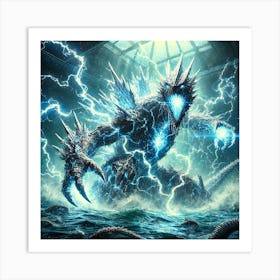 Crystal Leviathan 6 Art Print