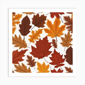 Autumn Leaves 18 Art Print