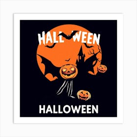 Halloween Bat Art Print