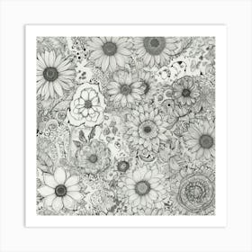 Sunflowers 1 Art Print