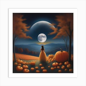 Harvest Moon Dreamscape 18 Art Print