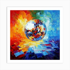 Disco Ball Art 18 Art Print