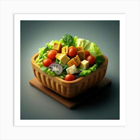Salad Cocepts Art Print