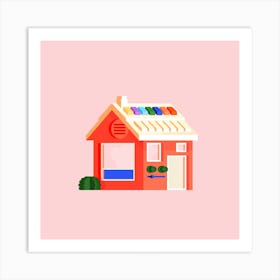 Synthe Square Art Print