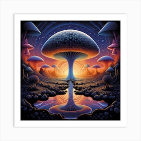 Mushroom HQ Art Print