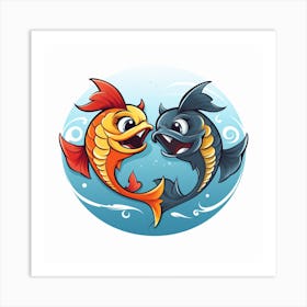 Koi Fish 2 Art Print