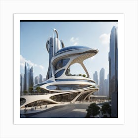 Futuristic Building Art Print