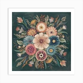 Floral Bouquet Art Print